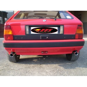 SCARICO TERMINALE DOPPIA USCITA LANCIA DELTA INTEGRALE HF 2.0 ACCIAO