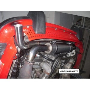 SILENCIEUX POT D'ECHAPPEMENT ANSA PR911G3-SLN PORSCHE 911 ACIER