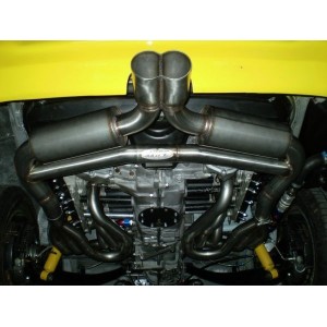 SILENCER EXHAUST TERMINAL ANSA PR911G4-OC611SC PORSCHE 911 STEEL