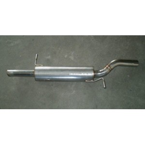 ECHAPPEMENT DE LA SECTION FINALE AVEC SILENCIEUX POUR SKODA FABIA EN ACIER