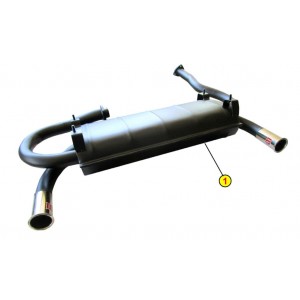 KOMPLETTER AUSPUFFANSCHLUSS FÜR LANCIA STRATOS 1973 1976