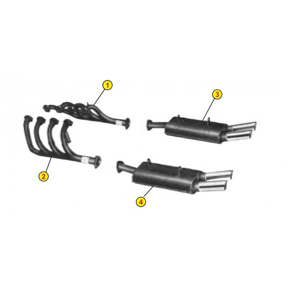 FULL_EXHAUST_SYSTEM_EXHAUST_SYSTEM_ANSA_DE01210137_PER_DE TOMASO_MANGUSTA_1966_1970