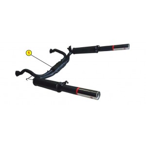 SILENCER EXHAUST TERMINAL ANSA MA 1127 MASERATI KYALAMI 1976 1983