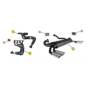 COLLETTORE POSTERIORE SCARICO ANSA FR 1951 FERRARI 308 GTB USA MODEL 1974 1979