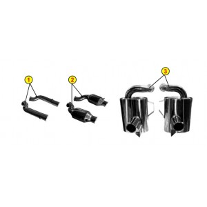 ANSA AUSPUFFROHRE LM 4184 LAMBORGHINI GALLARDO SE 2005