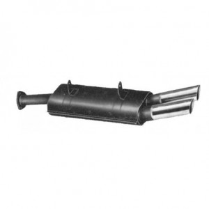 PAIR OF SILENCER EXHAUST TERMINALS ANSA DE TOMASO MANGUSTA 1966 1970