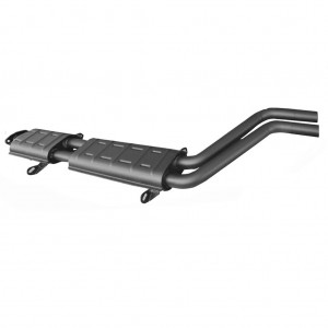 PAIR OF INTERMEDIATE EXHAUST SILENCERS ANSA FERRARI 250 EUROPA GT 1953 1958