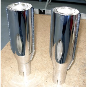 SISTEMA DI SCARICO COMPLETO ANSA OEM REPLICA OMOLOGATO FERRARI 250 GTO 1962 1966