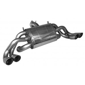 COMPLETE EXHAUST SYSTEM ANSA OEM REPLICA FERRARI 355 INJ 2.7 1994 1999
