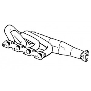 MANIFOLD EXHAUST MANIFOLD ANSA FR 3201 - 3211 FERRARI MONDIAL AND CABRIO 4V 82 85