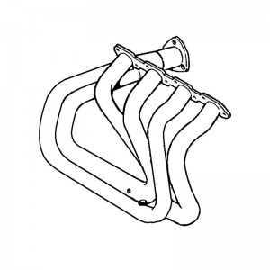 SISTEMA DI SCARICO COMPLETO ANSA OEM REPLICA FERRARI MONDIAL 3.2 GTB GTS 85 89