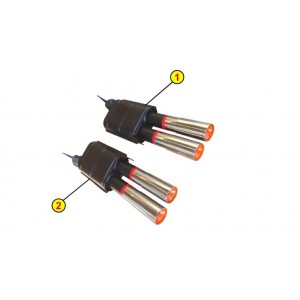 EXHAUST MUFFLER LEFT ANSA MA 2237 MASERATI KHAMSIN 1973 1982