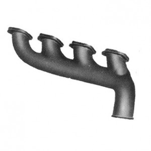 PAIR OF MANIFOLD EXHAUST MANIFOLD ANSA DE TOMASO DEAUVILLE 2nd 3rd SERIES 1973 1988