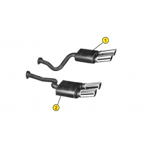 EXHAUST TERMINAL SILENCER RIGHT ANSA 0227 DE TOMASO PANTERA 1969 1970