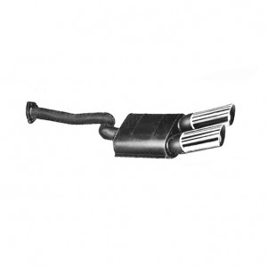 TERMINALI SCARICO SILENZIATORI ANSA DE 0327-0337 PANTERA GT 2 SERIE 1970 1972