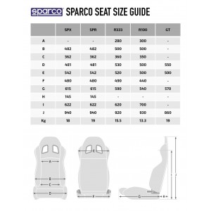 Sparco Gt Road Seat Black 009012Nr