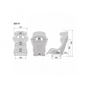 Sparco Adv Xt Sports Racing Seat Carbon Fabric 008002Znr
