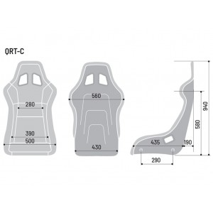 Sparco Qrt-C Sport Racing Sitz Carbon Stoff 008025Znr