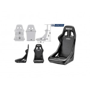 Sparco Sprint Sky Sedile Tubolare Acciaio Sportivo 008235Nrsky