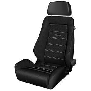 SITZ RECARO CLASSIC LX SCHWARZES LEDER - CORDUROY ROPE