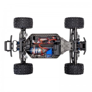 Traxxas Rustler Txx67064-1 Rc Model Car 4Wd Rtr Brushed Blue