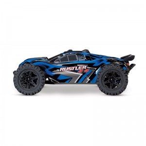 Traxxas Rustler Txx67064-1 Automodello 4Wd Rtr Brushed Blu