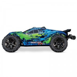 Traxxas Rustler Txx67076-4 Rc Model Car Vxl 4Wd Brushless Tsm