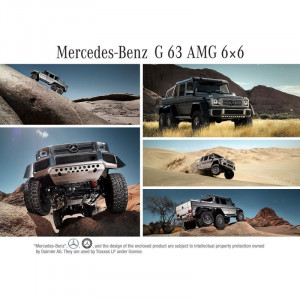 Traxxas Trx-6 Txx88096-4-Blk Mercedes-Benz G 63 Amg 6X6 Trail Crawler Black