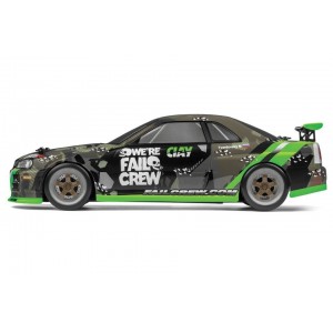Hpi Micro Rs4 Hpi120101 Car Model Drift Nissan Skyline Gt-R Fail Crew Rtr