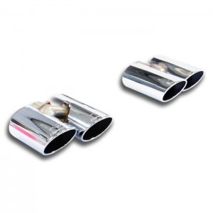 Kit 4 terminali 100x75 + 100x75 Supersprint - VW GOLF VII GTD 2.0 2013 ->