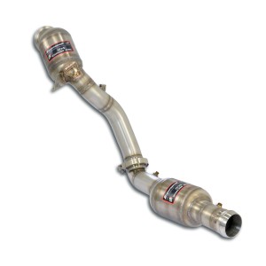 Downpipe Destro + doppio catalizzatore metallico Con prese per sensori di pressione Supersprint - MERCEDES R190 AMG GT R Roadste