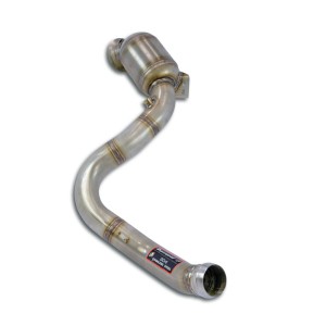 Downpipe links + Metall-Primärkatalysator 200 CPSI. Entfällt Sekundärkatalysator + GPF Supersprint – MERCEDES W205