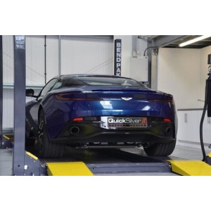 2018 Aston Martin DB11 V8 Sekundärkatalysator-Eliminatorrohre auf Quicksilver