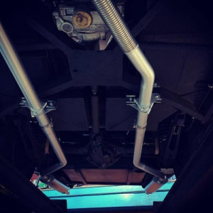 Sistema Di Scarico In Acciaio Inossidabile 'Twin System' Aston Martin Db Mk3 1957-59 Quicksilver