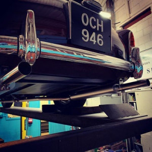 Sistema Di Scarico In Acciaio Inossidabile 'Twin System' Aston Martin Db Mk3 1957-59 Quicksilver