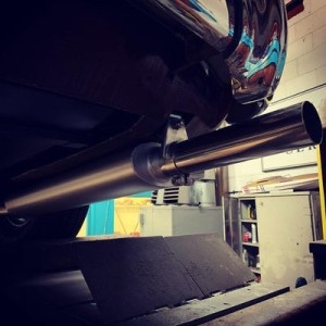 Scarico In Acciaio Inossidabile Aston Martin Db2 4 1953-57 Quicksilver