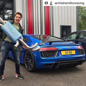 Scarico Super Sport In Titanio Con Sound Architect ™ Audi R8 V10 2016-19 Quicksilver