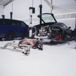 Supersport-Titanauspuff mit Sound Architect™ Audi R8 V10 2016–19 Quicksilver