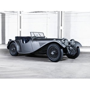 Jaguar SS100 2.5 (Single System) - Stainless Steel Exhaust (1936-37) QuickSilver