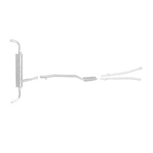 Quicksilver Maserati Quattroporte Serie 1 1963–71 Edelstahl-Auspuff