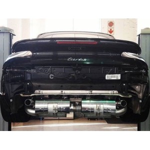 Sportauspuff mit Rennkatalysatoren Porsche 911 Turbo (997 Gen. 1) 997 Gen. 1 Quicksilver