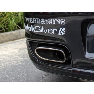 Sportauspuff mit Rennkatalysatoren Porsche 911 Turbo (997 Gen. 1) 997 Gen. 1 Quicksilver