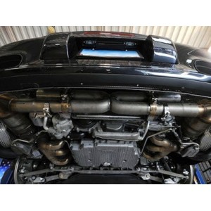 Quicksilver Porsche 911 Turbo 997 Gen. 2 2010-11 Titan-Sportauspuff