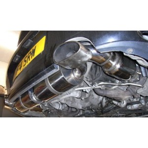 Scarico Sportivo Con Gara-Cats  Porsche 911 Turbo (996) 996 Quicksilver