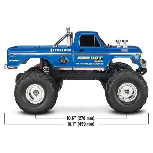 Traxxas bigfoot txx36034-61 monster truck 2wd rtr con kit luci 1:10