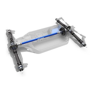 Traxxas Rustler txx67076-4-slrf Modellauto VXL 4WD bürstenlos TSM – Sonneneruption