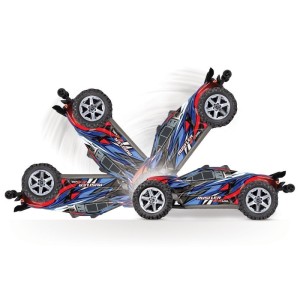 Traxxas Rustler txx67076-4-slrf automodello vxl 4wd brushless tsm - solar flare