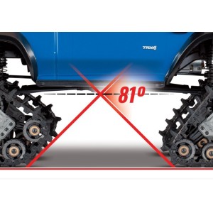 Traxxas Xmaxx txx82034-4-orng automodello cingolato trx-4 sport 1:10 4x4 trail crawler traxx e kit luci