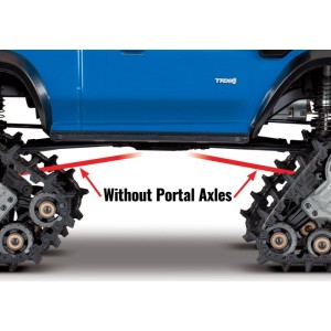 Traxxas Xmaxx txx82034-4-orng automodello cingolato trx-4 sport 1:10 4x4 trail crawler traxx e kit luci