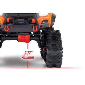 Traxxas Xmaxx txx82034-4-orng automodello cingolato trx-4 sport 1:10 4x4 trail crawler traxx e kit luci